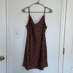 checkered cowl neck urban outfitters dress